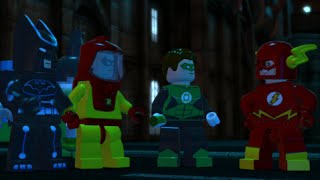 LEGO Batman 2 DC Super Heroes 100 Guide  Down to Earth All Minikits Citizen in Peril [upl. by Aaron]