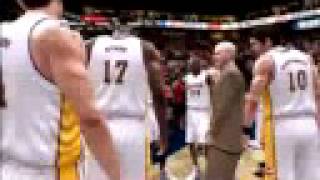 NBA Live 09 Warriors vs Lakers Gameplay video HD [upl. by Ehcar]