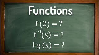 Functions  Inverse Functions  Composite Functions  GCSE Maths [upl. by Zilber]