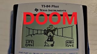 How to get DOOM on Ti84 Plus Updated for 2023 [upl. by Aoniak]