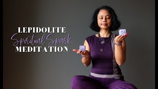 Lepidolite Meditation amp Affirmations [upl. by Rehpotirhc]