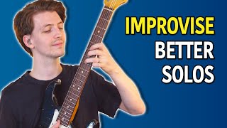 How To Improvise Guitar Solos The RIGHT Way STOP Thinking Like A Guitarist  Lead Guitar Lesson [upl. by Neltiak917]