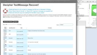 Recover Deleted Text Messages with Decipher TextMessage [upl. by Oetomit]