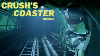 🎢 4k Crushs Coaster Onride Disneyland Paris [upl. by Nyrek]