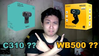 Unboxing Review amp Tips Webcam MTech WB500 VS Logitech C310 untuk Recording amp Live Streaming [upl. by Alenas]