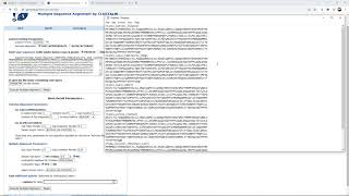 Multiple Sequence Alignment with ClustalW [upl. by Linnie]