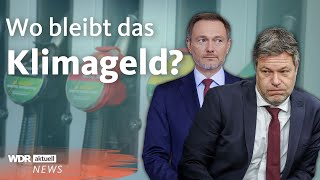 Haushalt 2024 Steigende Energiepreise  aber keine KlimageldHilfe  WDR Aktuelle Stunde [upl. by Laen692]