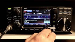 Icom IC7300 A to Z 37 RTTY Decode and settings [upl. by Lledyl]