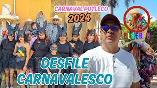 Desfile carnavalesco CARNAVAL PUTLECO 2024 [upl. by Retsevel408]