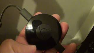 Chromecast How to Factory Reset Using Black Reset Button [upl. by Fishback]