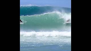 The Outer Reef Hawaii😱 surf reef outerreef reef bigwaves huge massive waves wsl surfing [upl. by Kcirreg]