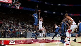 NBA 2K25 PC  Bulls vs Magic  The LeBron Era  Derrick Rose with 37 points [upl. by Rowen]