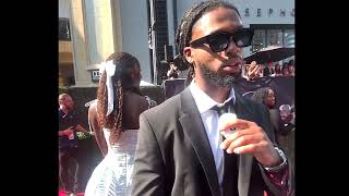 NFL star Damar Hamlin on what keeps him hungry and grounded on the 2024 ESPY Awards red carpet [upl. by Retsbew]