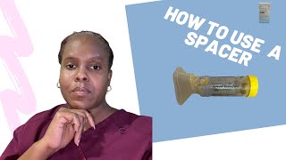 How to use a spacer Aerochamber with an inhaler [upl. by Sadnak]