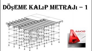 Döşeme Kalıp Metrajı Nasıl Yapılır   Örnek Proje üzerinden1 [upl. by Gnahc729]