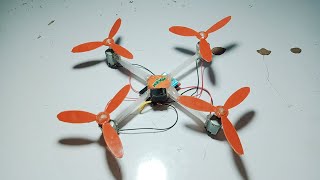 How To Make Drone At Home  How to make Quadcopter at Home dronemotor drone [upl. by Yuji]