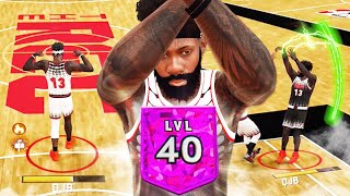 NBA 2K22  HITTING LEVEL 40 With 73 PAINT BEAST Next Gen Rec Center Season 2 Gameplay [upl. by Kokoruda]