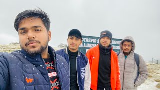 First Snowfall at Triund ❄️  Dharamshala Triund Trekk Vlog  Mohit Naryal [upl. by Yorled]