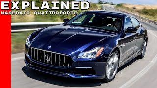 2017 Maserati Quattroporte Explained [upl. by Fitting]