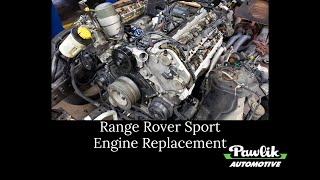 Range Rover Sport Engine Replacement [upl. by Bradleigh]