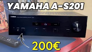 IL MIGLIORE AMPLIFICATORE ECONOMICO HIFI  YAMAHA AS201 [upl. by Oirasec]