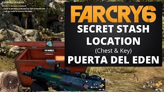 PUERTA DEL EDEN Secret Stash LOCATION Key amp Chest  EASY 400 MONEDA  Far Cry 6 Special Operation [upl. by Aicatsanna]