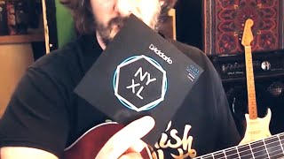 DAddario NYXL 1252 Guitar Strings Review on an Archtop  1252W [upl. by Hiett36]