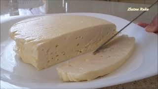 Making homemade cheese at home quickly and easily  can be prepared by children [upl. by Griffin597]