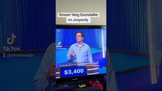 SNL BOWEN YANG JEOPARDY LOOKALIJE SOUNDALIKE FUNNY [upl. by Neilla]