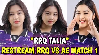 RRQ TALIA RESTREAM RRQ VS AE MATCH 1 HOK CHAMPIONSHIP INDONESIA😍⁉️ [upl. by Lupita]