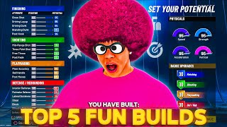 TOP 5 Most FUN Builds for SEASON 5 on NBA 2K22 Best RARE and OVERPOWERED Builds on NBA 2K22 [upl. by Valeta]