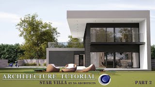 Cinema 4D Tutorial  Cinema 4D to Twinmotion  Villa Star  Part 2 [upl. by Demmahum745]