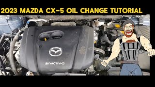 2023 MAZDA CX  5 CX5 OIL CHANGE TUTORIAL [upl. by Nitaf]