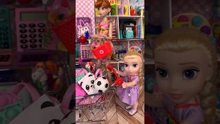 Elsa and Anna Back to School Shopping at Mini Store shorts [upl. by Alac]