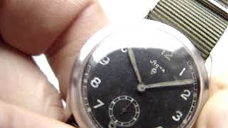 MENS WWII era STOWA German force MILITARY collectible WRISTWATCHES good condition [upl. by Sellers]