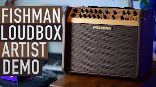 The BEST Portable PA System Fishman Loudbox Artist Demo [upl. by Yrrag850]