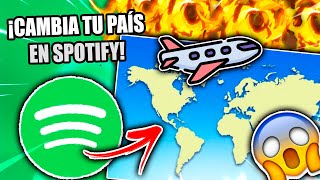 CÓMO CAMBIAR DE PAÍS EN SPOTIFY PASO A PASO [upl. by Oisacin]