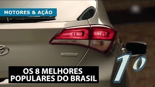 Ranking dos melhores carros populares do Brasil  motoreseacao [upl. by Tolland]