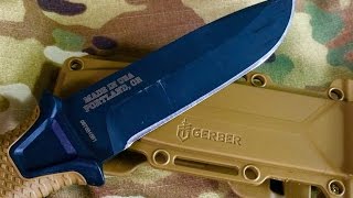 Gerber Strongarm Fixed Blade Survival Camping General Use Knife [upl. by Perseus602]