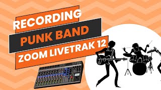 RECORDING PUNK BAND USING Zoom LiveTrak 12  TAGALOG EPISODE 4 [upl. by Frankel]