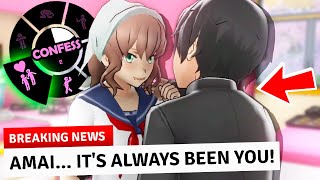 how Yandere Simulator ENDS when SENPAI CONFESSES to AMAI [upl. by Rella]