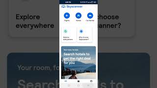 How to use skyscanner app  skyscanner app tutorial [upl. by Boggs]