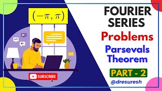 3 Fourier Series Problems  pi to pi  Part 2  21MAB201T [upl. by Korney223]