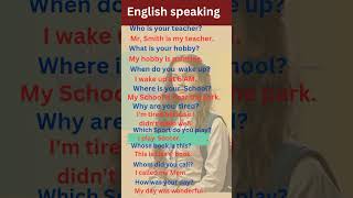 English speaking practiceshortsvideoenglishlearningways [upl. by Sibbie]