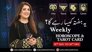 Weekly Horoscope  Aries  Taurus  Gemini  Cancer 18th December to 24th December 2023 [upl. by Ralaigh]