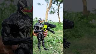 VENOM vs HULK FIGHT 💪🏻venom hulk avengers marvel toys actionfigures [upl. by Assilana573]