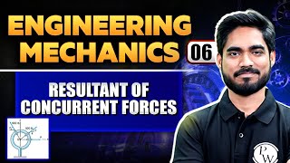 Engineering Mechanics 06  Resultant of Concurrent Forces Engineering Mechanics  Semester Exam [upl. by Bernie120]