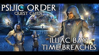 ESO Psijic Order Guide Part 2 Illiac Bay Time Breach Locations [upl. by Arinaj]