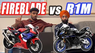 Buying a Superbike under 40000  Kya best hai  CBR 1000RRR or R1M [upl. by Egoreg]