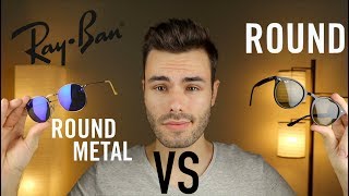 RayBan Round Metal vs Round Acetate [upl. by Jandel]